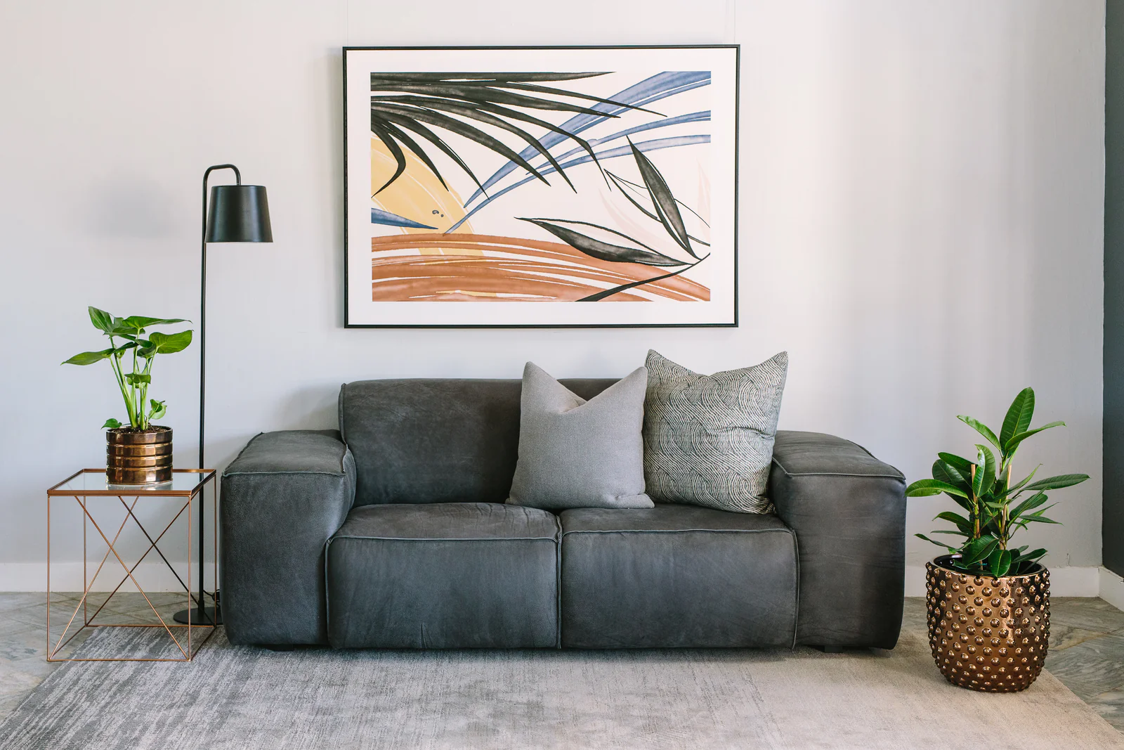 Cavendish Leather Sofa